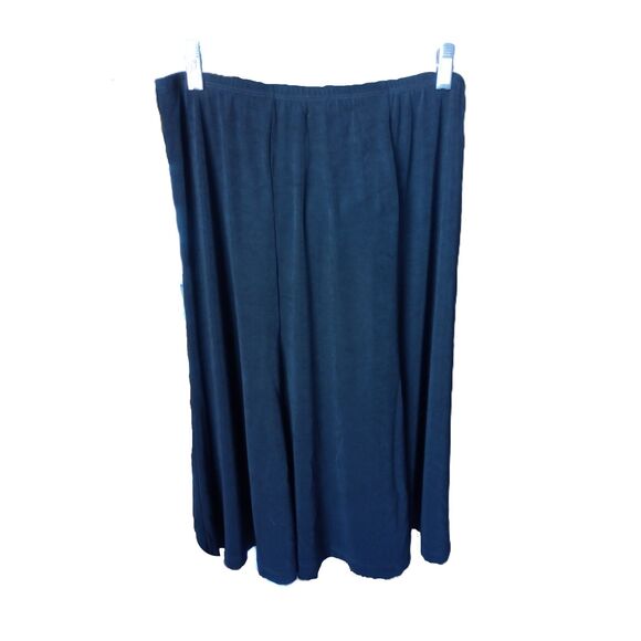 Draper'S & Damon'S Dresses & Skirts - Draper's & Damon's Petites, Canada Women's PL Black Stretch Midi Skirt, Vtg.